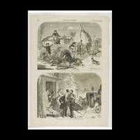Thanksgiving Day—Ways and Means and Thanksgiving Day—Arrival at the Old Home, Photo Rag...