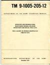 Operator's and Organizational Maintenance Manual Including Repair Parts and Special Tools Lists: Rifle, Caliber .30, M1903A4 (Sniper's) W/E (1005-674-1521) (TM 9-1005-205-12)