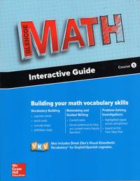 Glencoe Math, Course 1, Interactive Guide for English Learners, Student Edition (MATH APPLIC...
