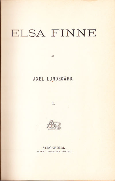 Elsa Finne I-II.