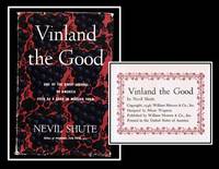 Vinland the Good; One of the Great Legends of America Told as a Saga in Modern Form by Shute, Nevil - 1946