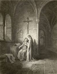 image of Guinevere. Illustrated by Gustave Dorè
