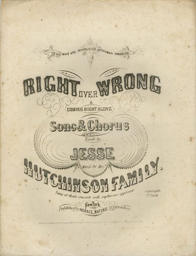Right Over Wrong. Coming Right Along. Song & Chorus