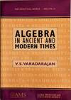 View Image 1 of 2 for Algebra in Ancient and Modern Times. Inventory #S11883