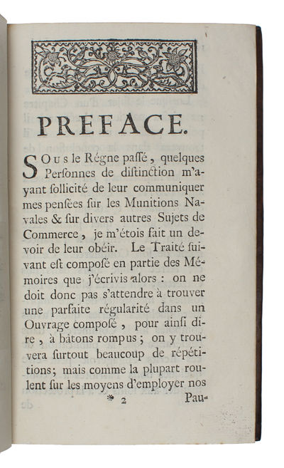 Considerations sur le Commerce et la Navigation de la Grande-Bretagne. Ouvrage traduit de l'Anglois. (photo 3)
