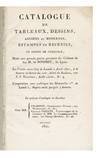 Catalogue de Tableaux, Dessins, anciens et modernes, Estampes et Recueils, et Objets de curiosité, dont une grande partie provient du Cabinet de feu M. de Boissieu, de Lyon. La Vente aura lieu le Lundi 2 Avril 1821…