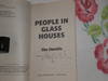 People In Glass Houses: Signed