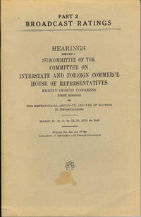 Broadcast Ratings Part 2 by Editors
- Paperback
- First Edition
- 1963
- from Squirrel Away Books (SKU: 013617)