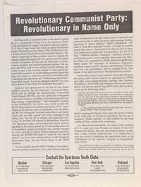 image of Revolutionary Communist Party: revolutionary in name only