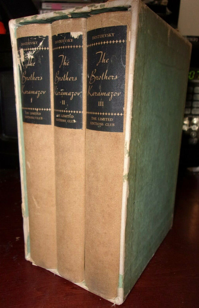 THE BROTHERS KARAMAZOV by Fyodor DOSTOEVSKY Hardcover Signed 1933 from Charles Agvent