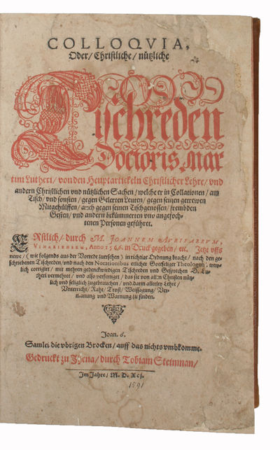 Colloqvia, Oder, Christliche, nützliche…