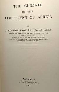 The climate of the continent of Africa