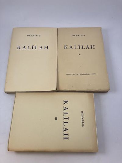 Kalilah. I-III. Öfversatt från persiskan. (photo 2)