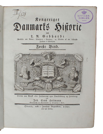 Kongeriget Danmarks Historie. Oversat paa Dansk efter Forfatterens egen Omarbeidning og Forbedring ved Joh. Ernst Heilmann. 6 Bd. (photo 3)