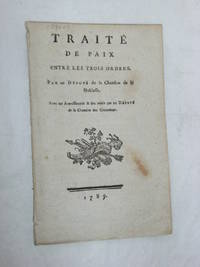 TRAIT&Eacute; De Paix Enre Les Trois Ordres. Par Un D&eacute;put&eacute; De La Chambre De La Noblesse. Avec Un Avertissement Et Des Notes Par Un D&eacute;put&eacute; De La Chambre Des Communes. - 