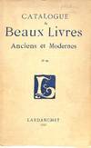 Catalogue 44, 1950: Beaux Livres, Anciens et Modernes.
