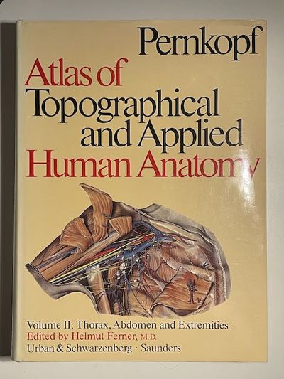 洋書 PERNKOPF Atlas of Topographical and Pernkopf Anatomy: Atlas of Topographic and Applied Human