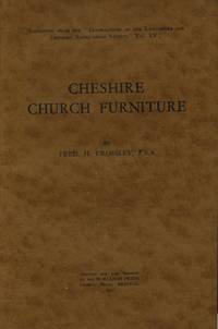 Cheshire Church Furniture : Part III by Fred H. Crossley - 1941