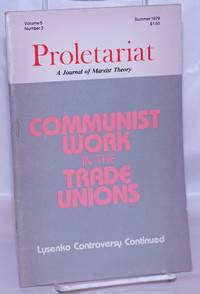 image of Proletariat: a journal of Marxist theory. Vol. 5, no. 2 (Summer 1979)