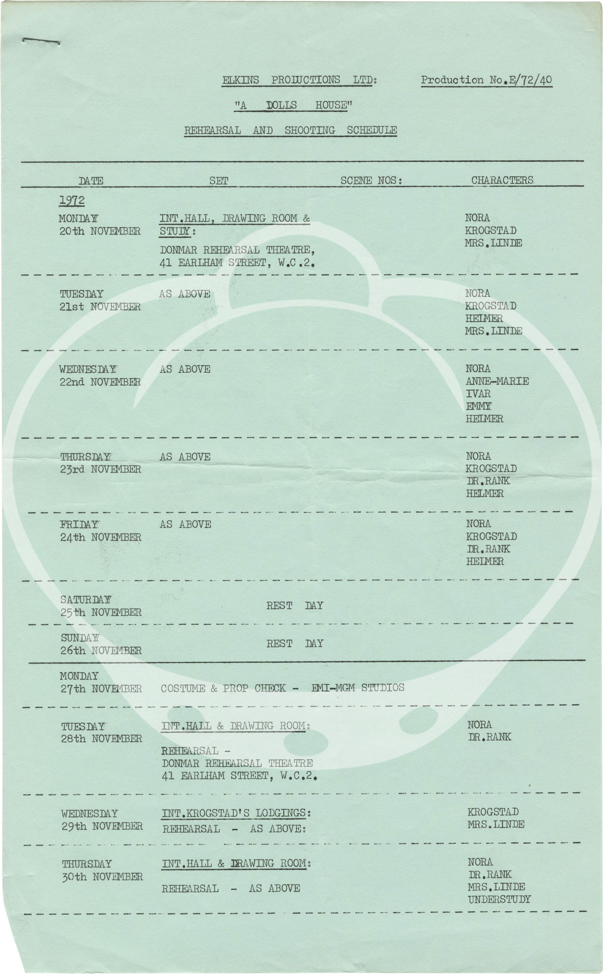 A Doll's House (Original screenplay for the 1973 film) by Henrik