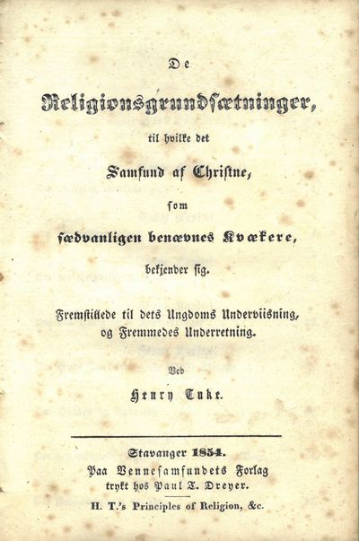 De Religionsgrundsætninger, til hvilke det…