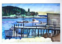 image of Fishing Village, Maine