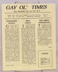 image of Gay Ol' Times: Gay and Lesbian Alliance newsletter; vol. 12, no. 2, April/May 1991