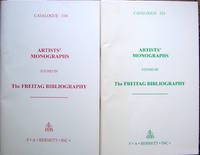 cover of Artists' Monographs Found in the Freitag Bibliography.