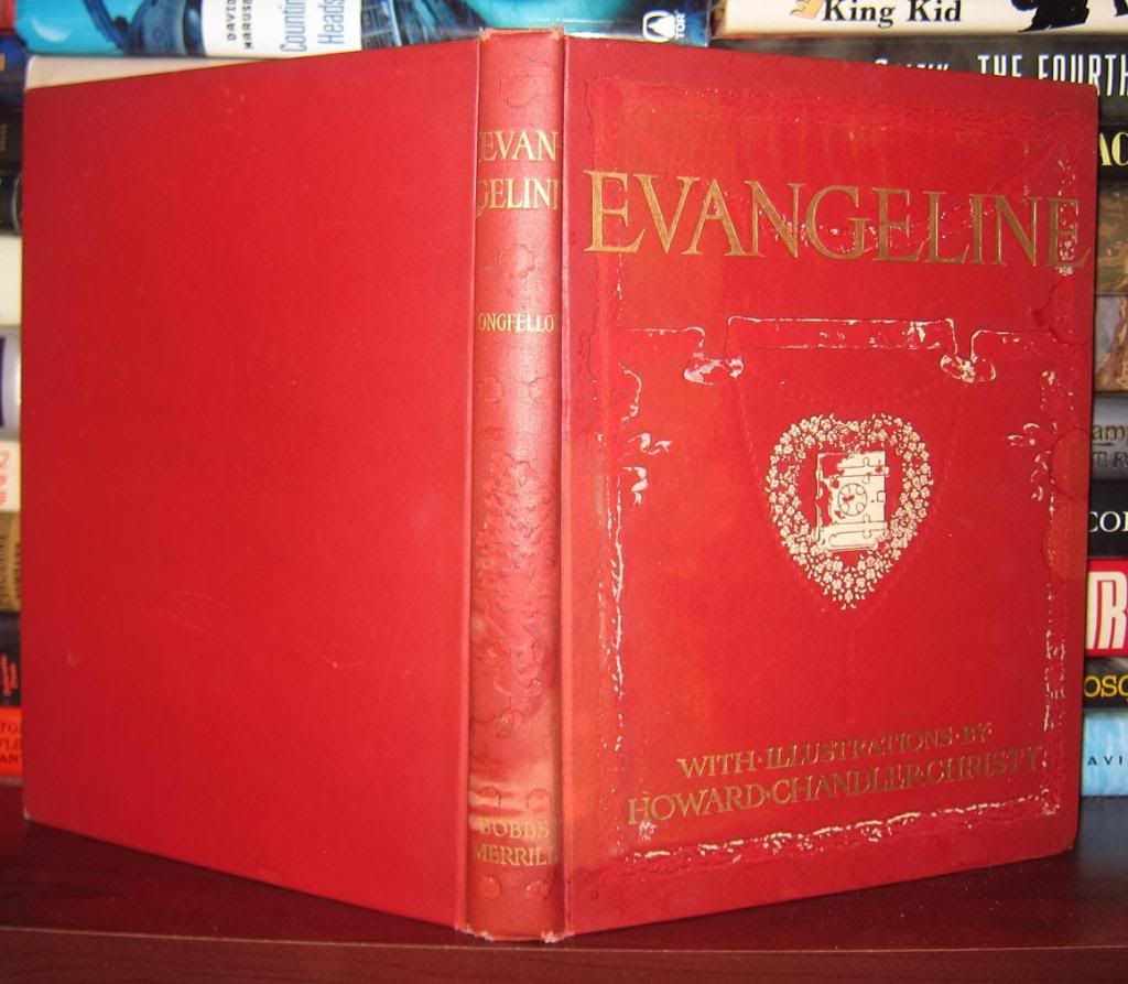 EVANGELINE by Longfellow, Henry Wadsworth. Illustrated by Christy ...