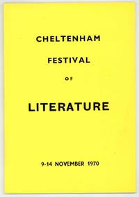 [Program]: Cheltenham Festival of Literature: 9-14 November, 1970