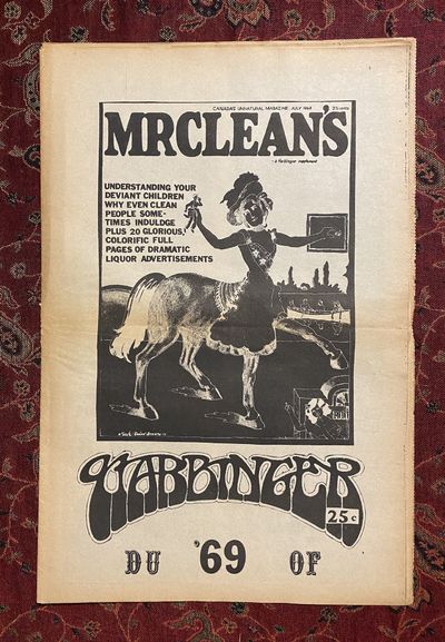 [UNDERGROUND CANADIANA]. [DEGENERATE HIPPY 'ZINE]. Mrclean's (sic) - Canada's Unnatural Magazine - a Harbinger Magazine Supplement / Eat Shit (Premier Issue)