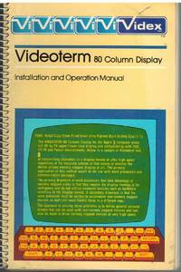 cover of VIDEOTERM 80 COLUMN DISPLAY Installation and Operation Manual