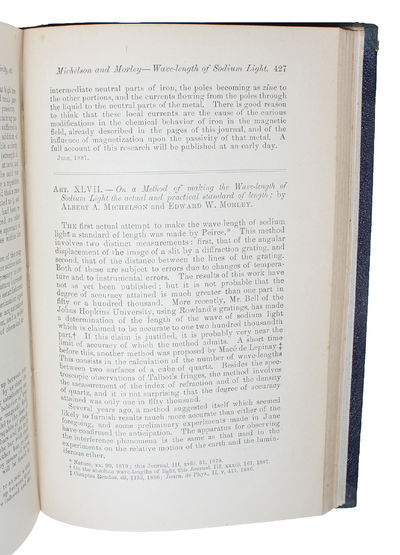 On the Relative Motion of the Earth and the Luminiferous Ether. (photo 2)