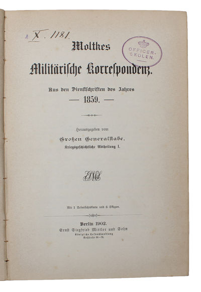 Moltkes Militärische Werke. 3 Abteilungen: I; III & IV. (photo 3)