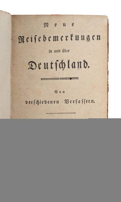 Neue Reisebemerkungen in und über Deutschland.…