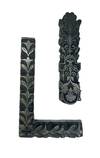 Brass printing block from Leighton - Two ornamental Blocks