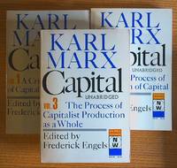 cover of Capital: A Critique of Political Economy. 3 Volume Set, Unabridged: The Process of Capitalist Production, The Process of Circulation of Capital, the Process of Capitalist Production as a Whole