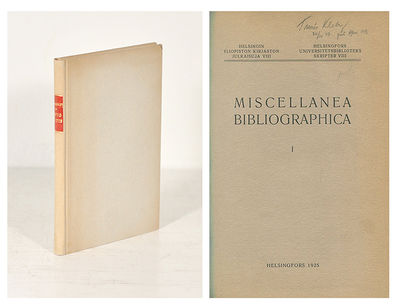 Bibliotekarien dr Arvid Hultin tilägnas denna…