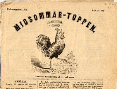 Midsommar-Tuppen. Illustrerad Skämttidning på…