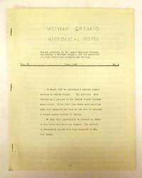 Western Ontario Historical Notes June 1948 by et al Ila Hawkins - Vol. VI, No. 2. June, 1948 - 1948 - from Attic Books (SKU: 111715)