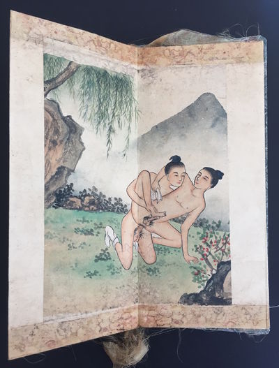 Abaa Gay Chinese Erotic Hand Painted Accordion Book By Chinese