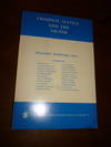 Criminal Justice and the Victim (SAGE Criminal Justice System Annuals, Vol. VI)