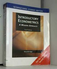 image of Introductory Econometrics: A Modern Approach
