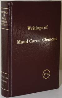 WRITINGS OF MAUD CARTER CLEMENT