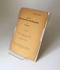 Über die Serienspektra der Elemente. Mit einer Abbildung.