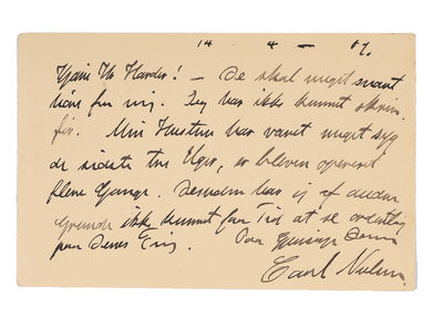 Original handwritten and signed letter addressed…