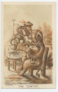 image of Carte de visite sized cartoon "The Dentist"