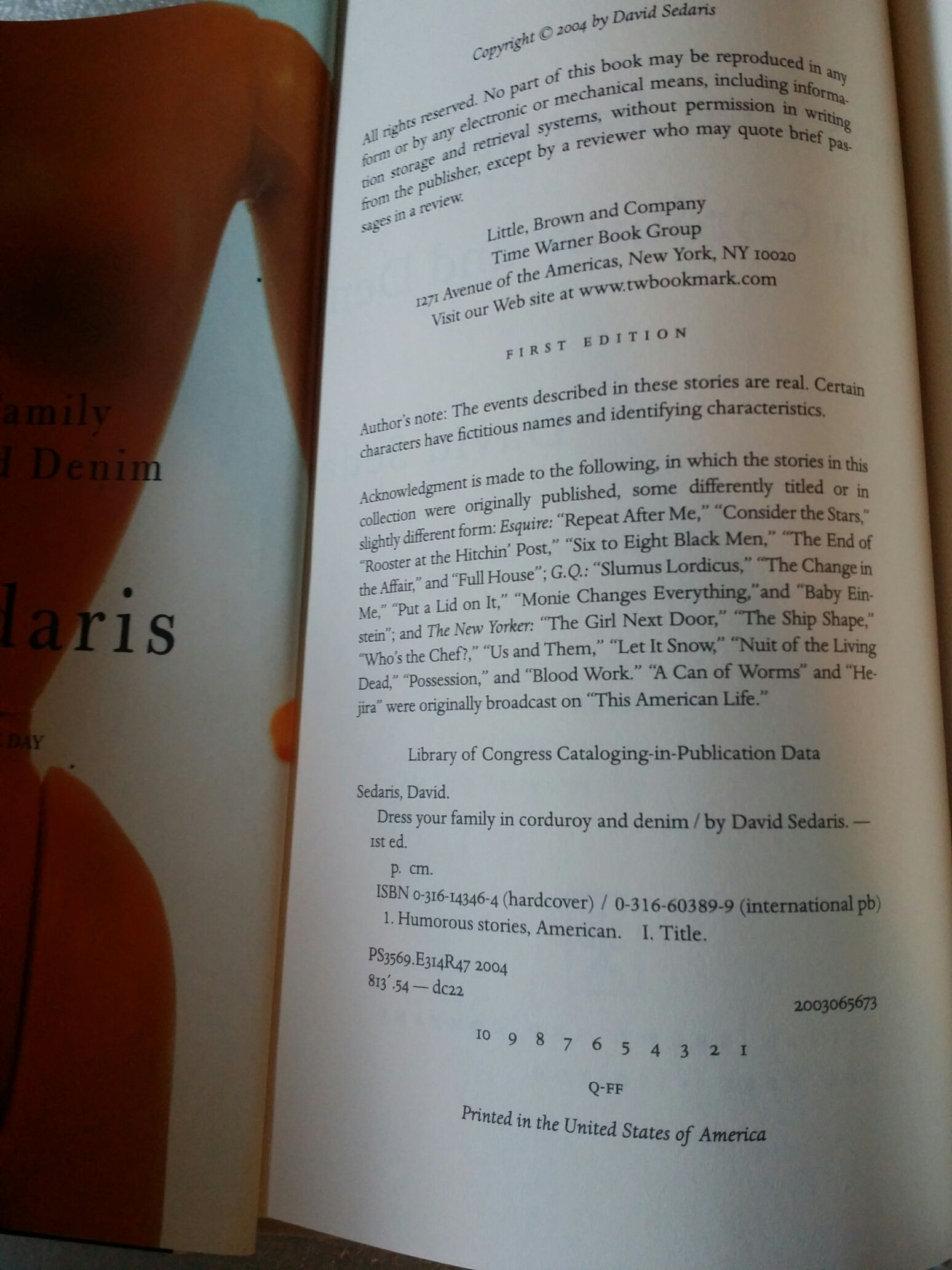 white christmas dresses Dress Your Family in Corduroy and Denim by David Sedaris – Morgan's Rare  Books main image 0