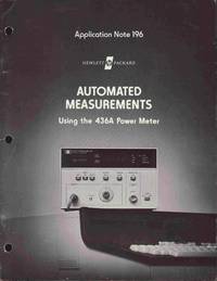 cover of Automated Measurements Using the 436a Power Meter (Application Note 196)