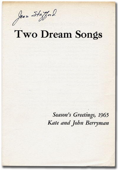 Two Dream Songs